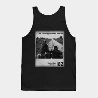 The Clash - Combat Rock // Minimalist Fanart Tribute Tank Top